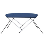 2 Bow Bimini Top Navy Blue 180x130x110 cm