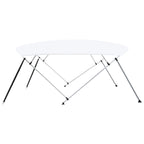 4 Bow Bimini Top White 243x(230-244)x137 cm