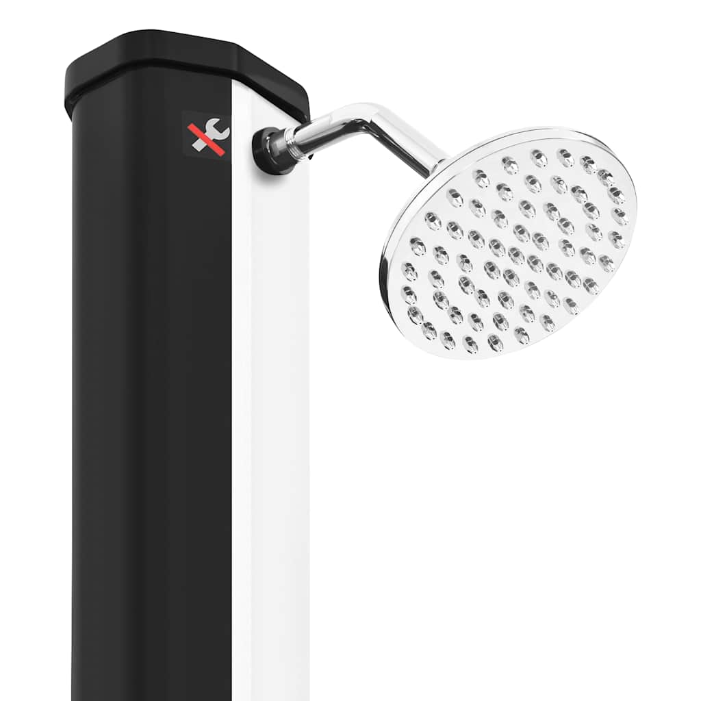 Outdoor Solar Shower with Shower Head and Faucet 35 L