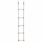 5-Step Ladder 210 Cm Solid Pinewood