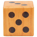Giant Yard Dice Set 6 pcs Solid Pinewood