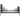 Extendable Bed Frame Without Mattress Metal 80X130/200 Cm