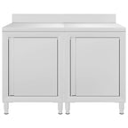 Commercial Work Table Cabinet Stainless Steel