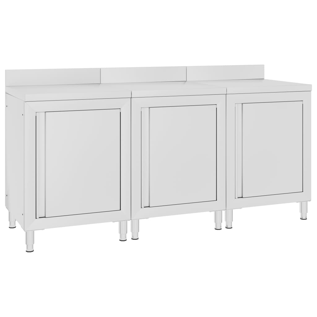 Commercial Work Table Cabinet Stainless Steel