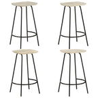 Bar Stools 4 pcs Solid Mango Wood