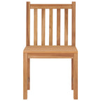 Garden Chairs 2 pcs Solid Teak Wood