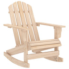 Garden Adirondack Rocking Chair Solid Fir Wood