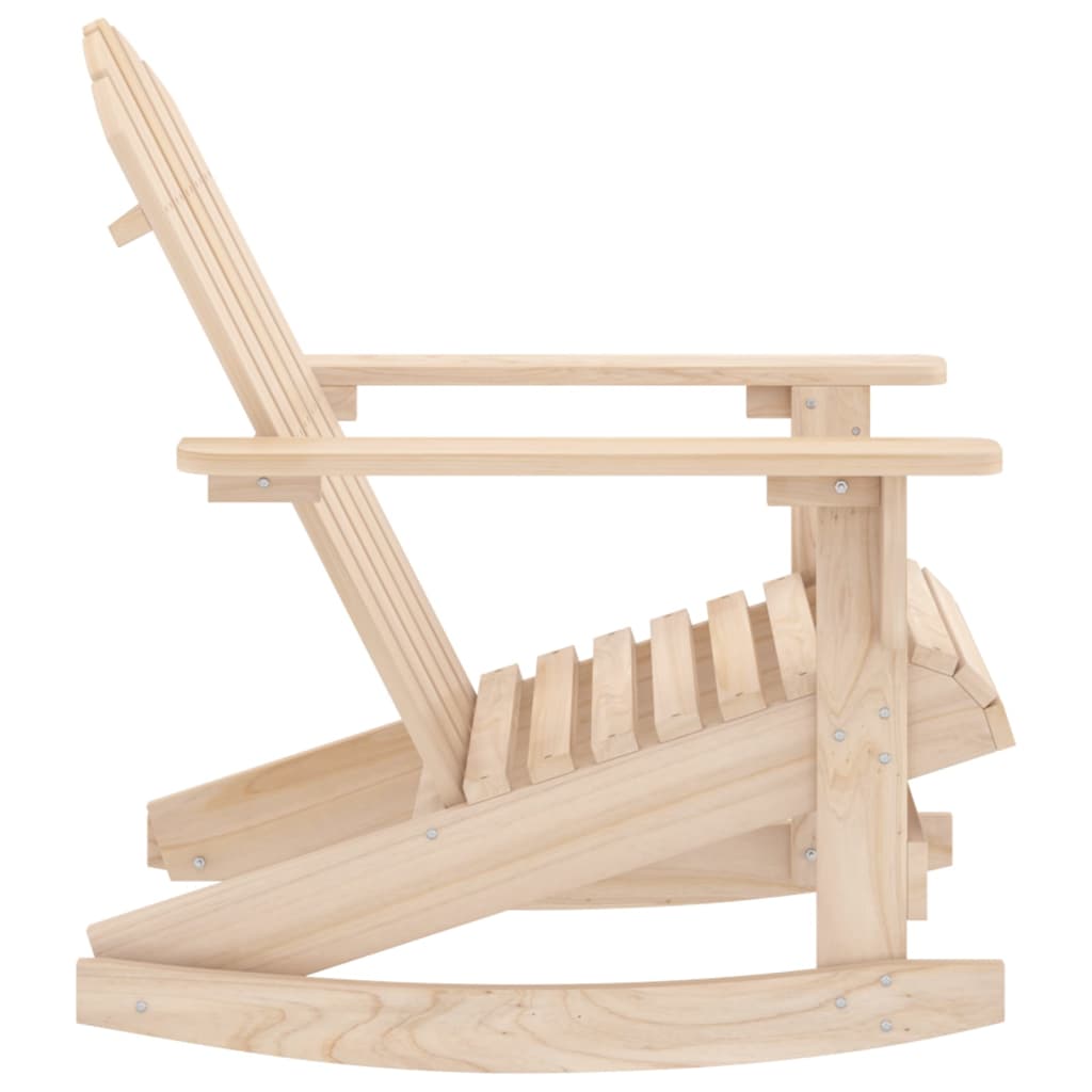 Garden Adirondack Rocking Chair Solid Fir Wood