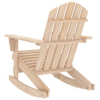 Garden Adirondack Rocking Chair Solid Fir Wood