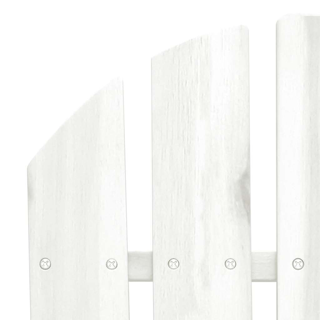 2-Seater Garden Adirondack Chair Solid Fir Wood White