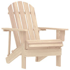 Garden Adirondack Chair with Table Solid Fir Wood
