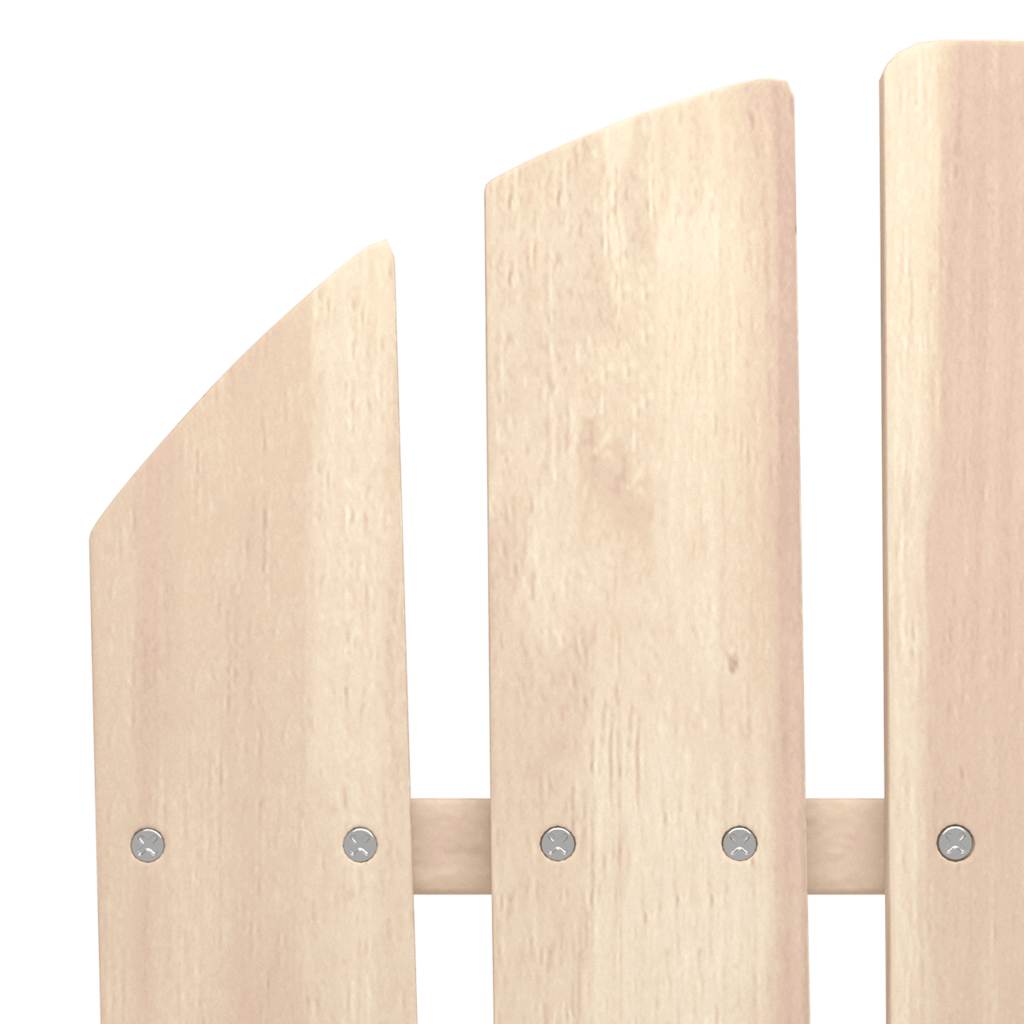 Garden Adirondack Chair with Table Solid Fir Wood