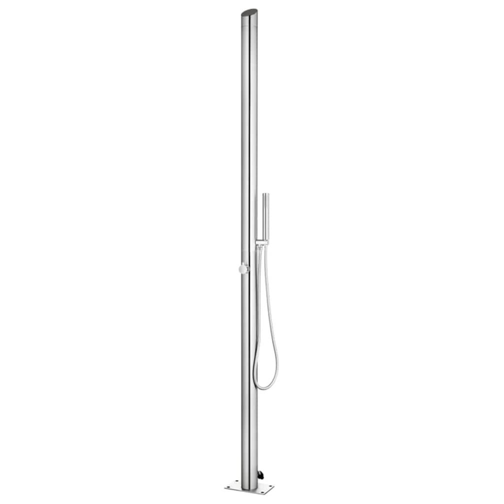 Garden Shower 220 cm Stainless Steel