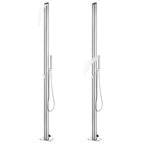 Garden Shower 220 cm Stainless Steel