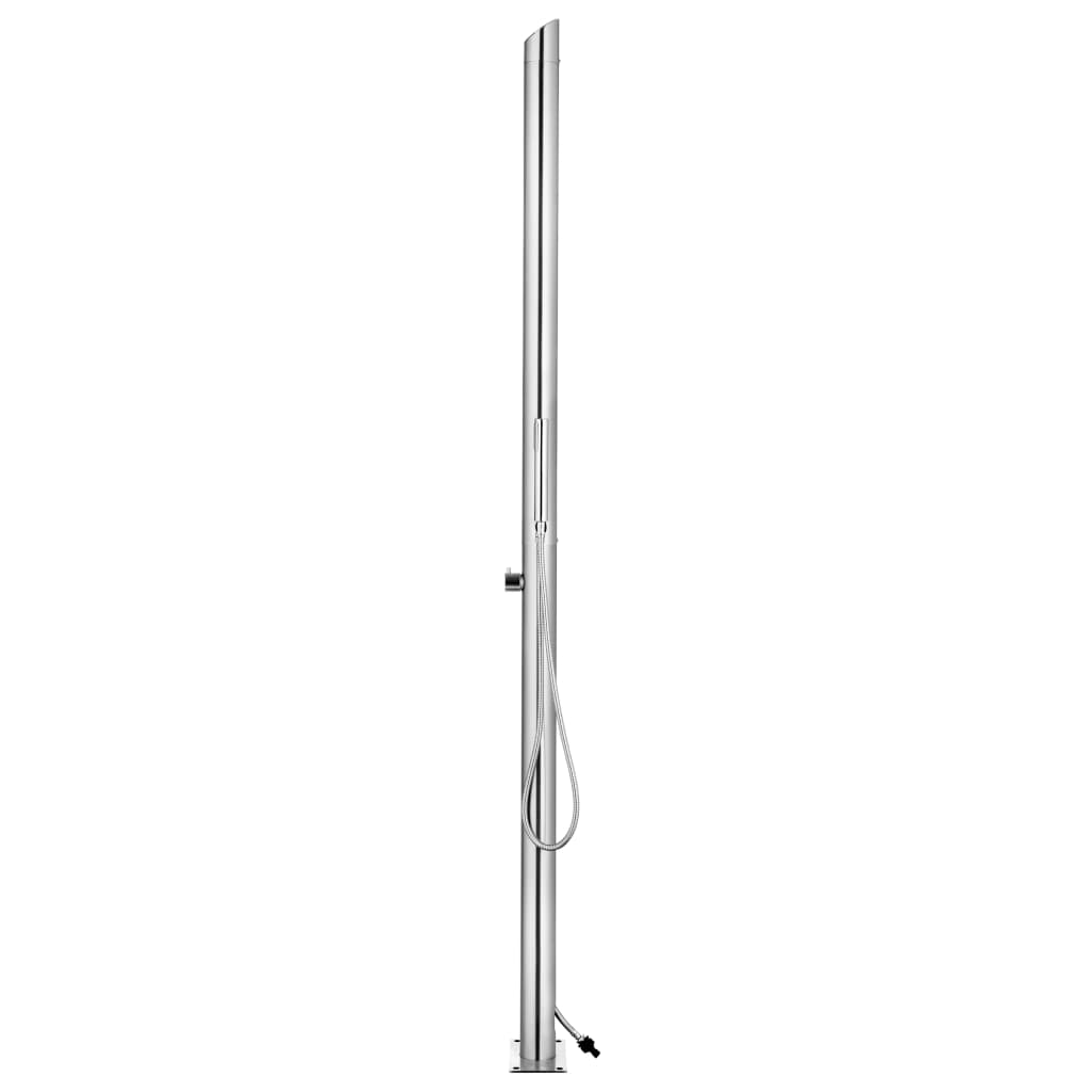 Garden Shower 220 cm Stainless Steel