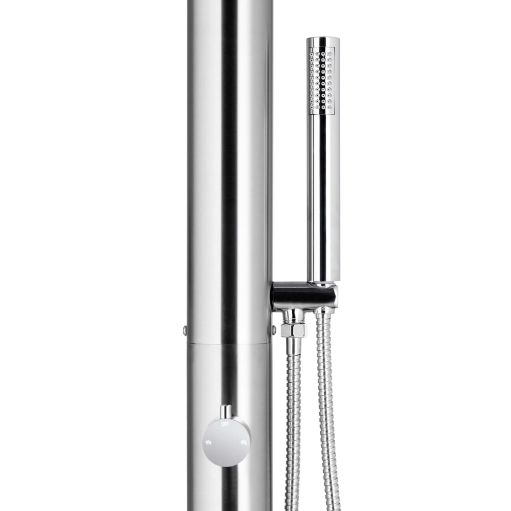 Garden Shower 220 cm Stainless Steel