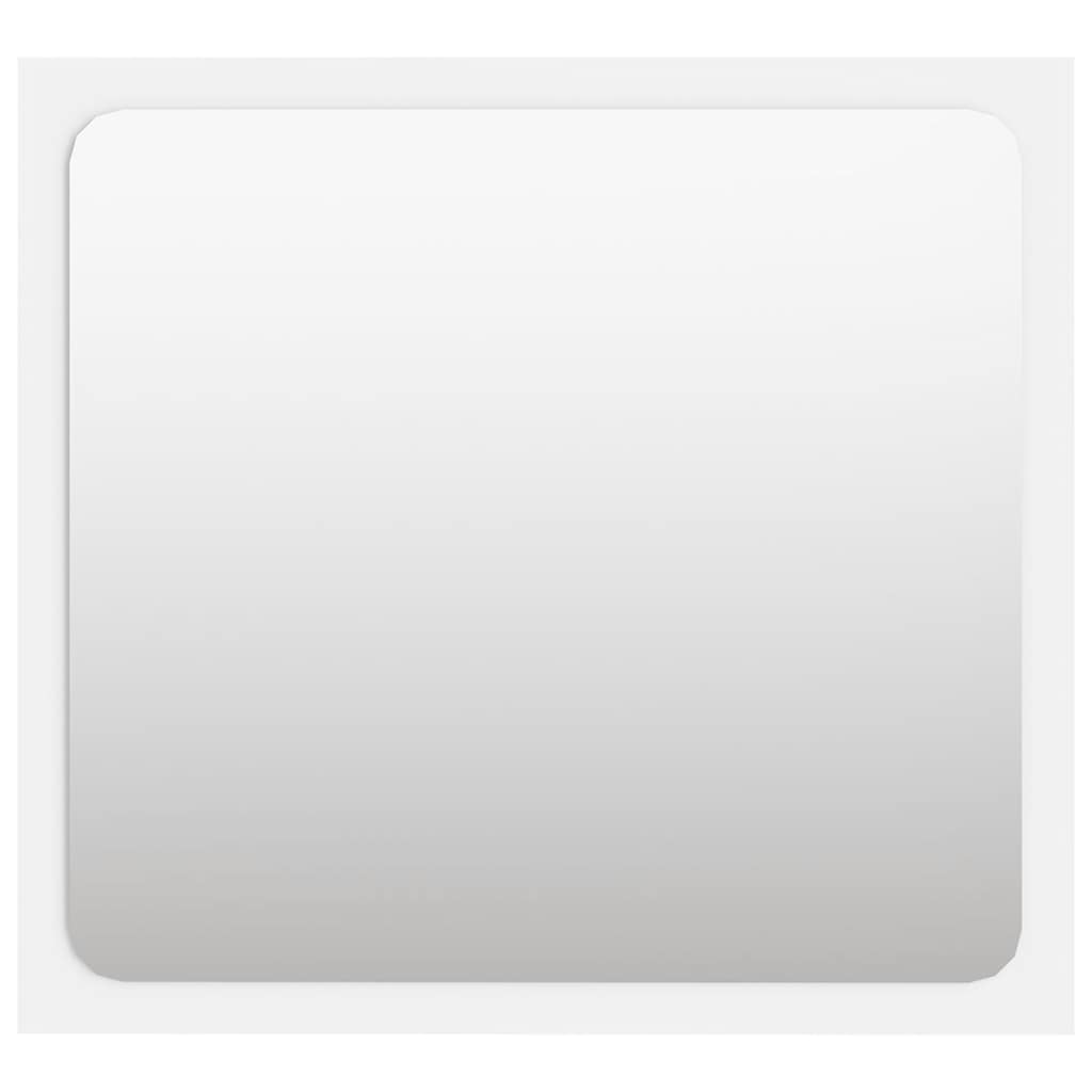 2 Piece Bathroom Furniture Set White Engineered Wood