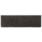 Stair Mats Self-adhesive 15 pcs 65x21x4 cm Anthracite Rectangular Edge
