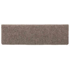Stair Mats Self-adhesive 15 pcs 65x21x4 cm Beige Rectangular Edge