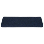 Stair Mats Self-adhesive 15 pcs 65x21x4 cm Navy Rectangular Edge