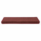 Stair Mats 15 pcs 65x21x4 cm Bordeaux Rectangular Edge