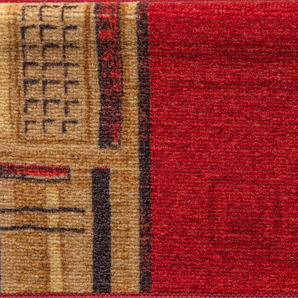 Stair Mats Self-adhesive 15 pcs 65x21x4 cm Red