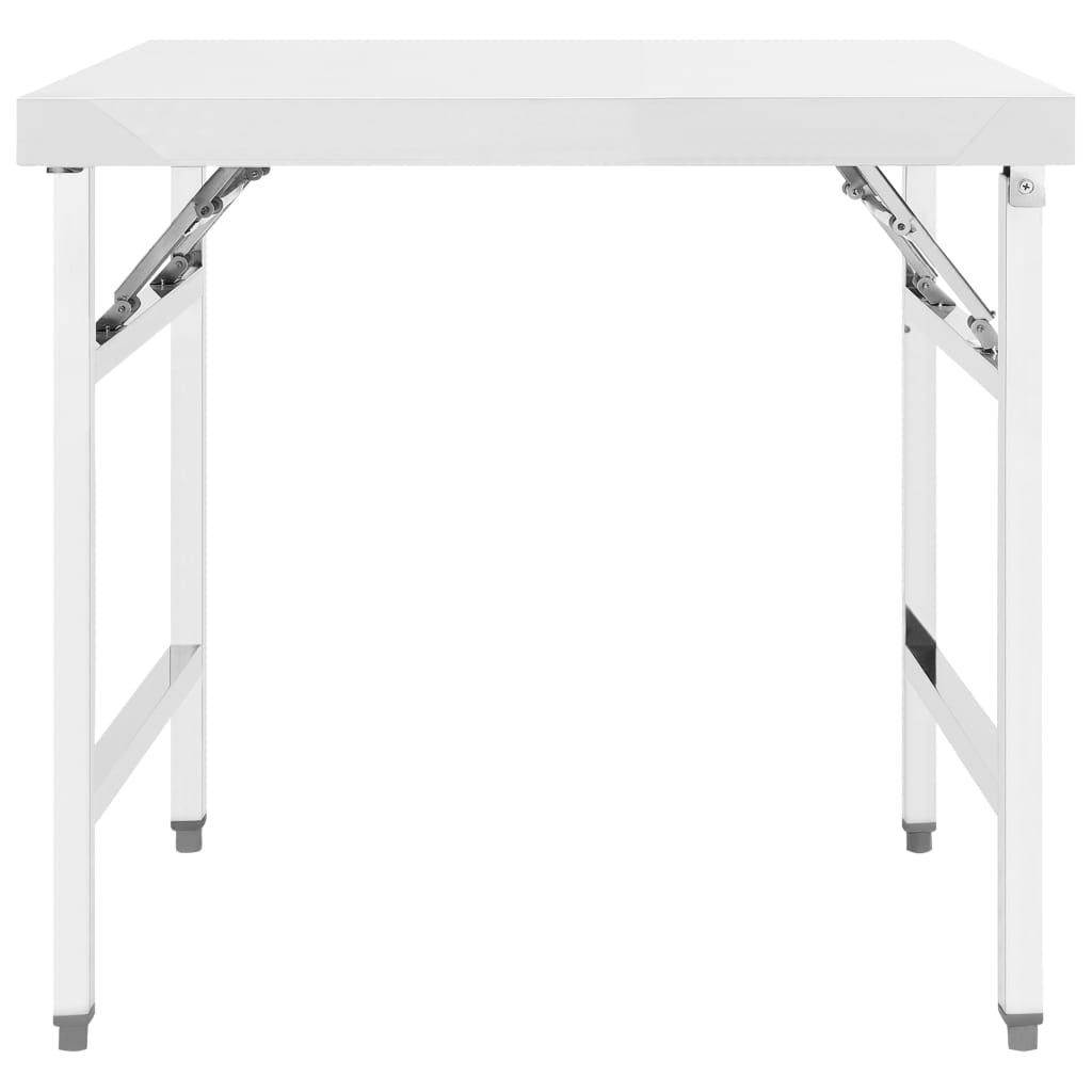 Kitchen Folding Work Table Stainless Steel