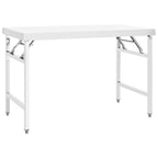 Kitchen Folding Work Table Stainless Steel