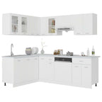 11 Piece Kitchen Cabinet Set Lyon Engineered Wood
