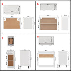 11 Piece Kitchen Cabinet Set Lyon Engineered Wood