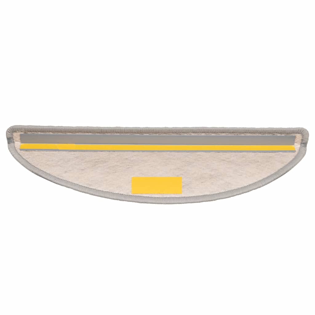 Stair Mats Self-adhesive Sisal-Look 15 pcs 56x17x3 cm Platina