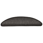 Self-adhesive Stair Mats Sisal-Look 15 pcs 56x20 cm Anthracite