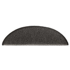 Self-adhesive Stair Mats Sisal-Look 15 pcs 56x20 cm Anthracite