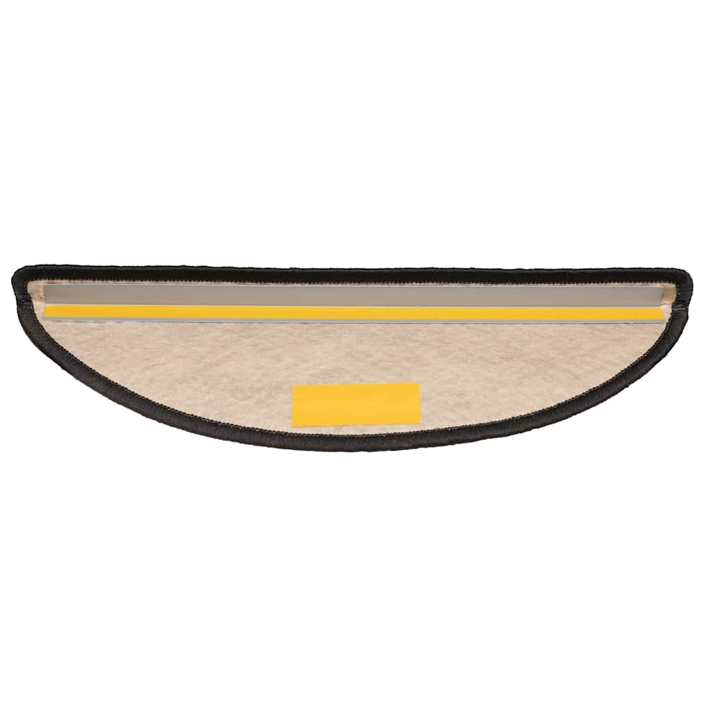 Self-adhesive Stair Mats Sisal-Look 15 pcs 56x20 cm Anthracite