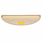 Stair Mats Self-adhesive Sisal-Look 15 pcs 56x17x3 cm Sand