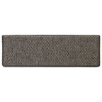 Stair Mats Self-adhesive Sisal-Look 15 pcs 65x21x4 cm Grey and Beige