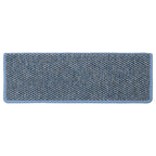 Stair Mats Self-adhesive Sisal-Look 15 pcs 65x21x4 cm Blue
