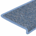 Stair Mats Self-adhesive Sisal-Look 15 pcs 65x21x4 cm Blue