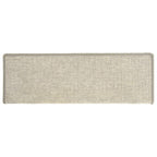 Stair Mats 15 pcs 65x21x4 cm Silver Rectangular Edge