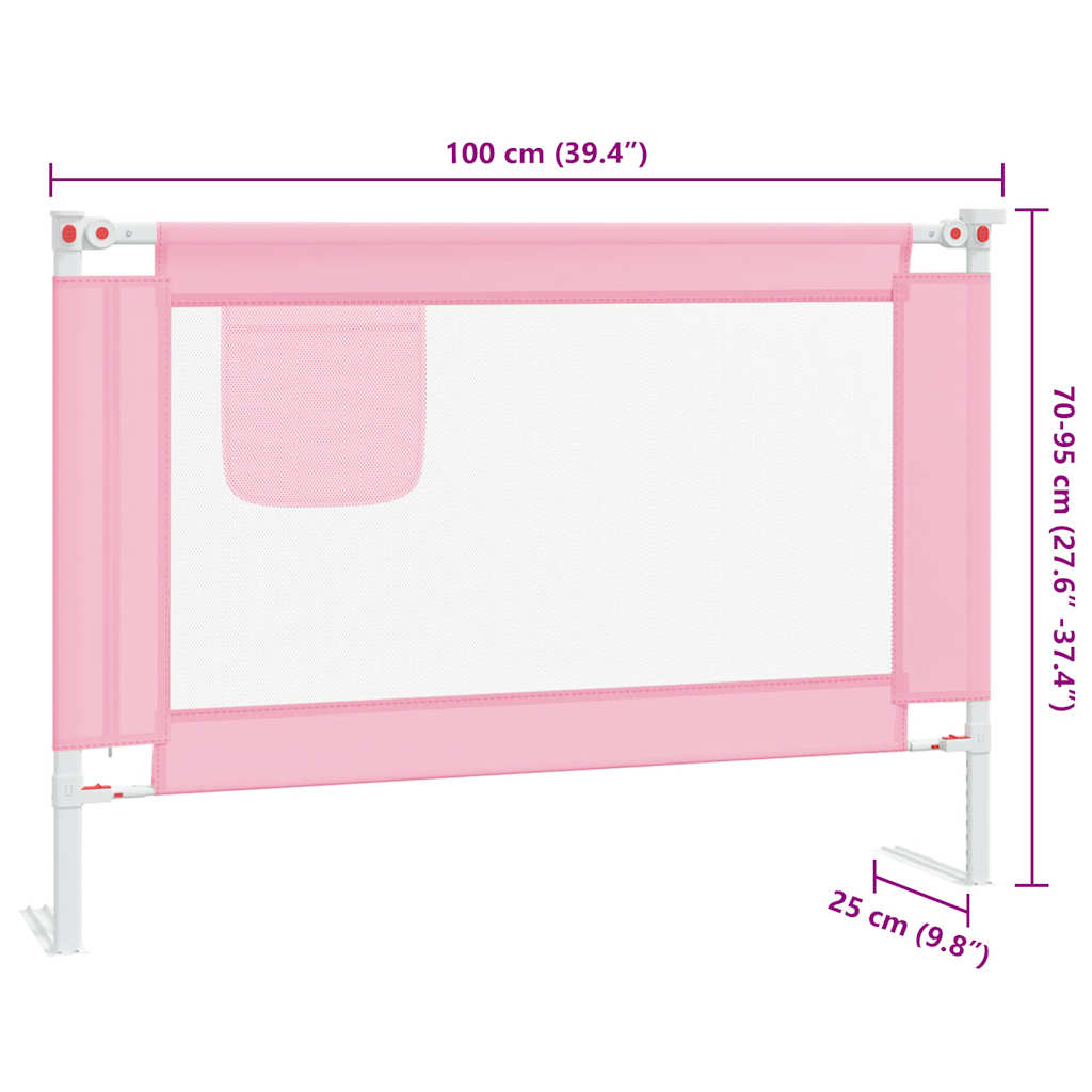 Toddler Safety Bed Rail Fabric