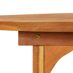 Garden Dining Table 220x90x75 cm Solid Acacia Wood