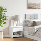 Bedside Cabinet High Gloss White 40x30x39 cm Engineered Wood