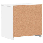 Bedside Cabinet High Gloss White 40x30x39 cm Engineered Wood