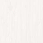 Garden Middle Sofas 2 pcs White Solid Wood Pine