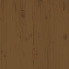 3 Piece Garden Lounge Set Honey Brown Solid Pinewood