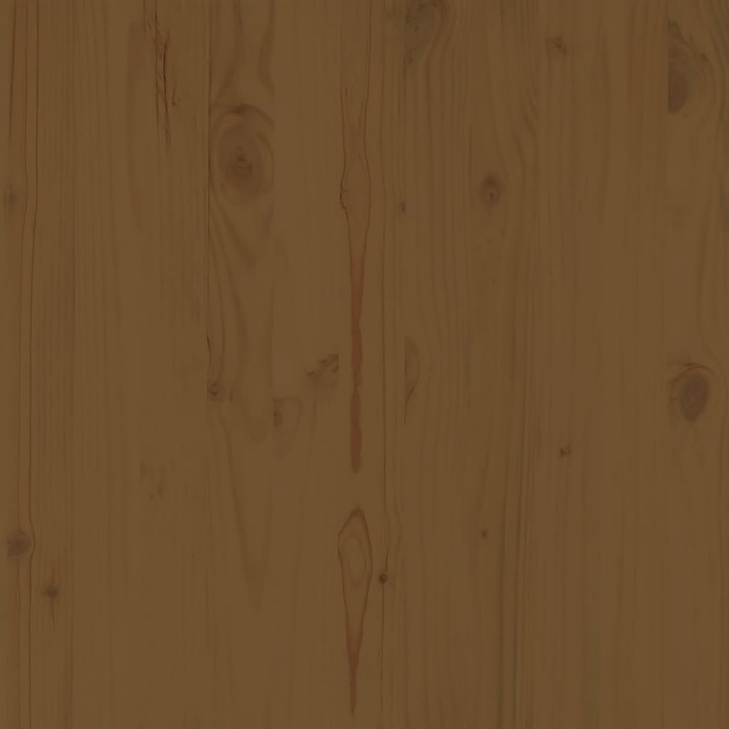 3 Piece Garden Lounge Set Honey Brown Solid Pinewood