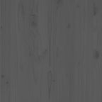 3 Piece Garden Lounge Set Grey Solid Pinewood