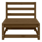 3 Piece Garden Lounge Set Honey Brown Solid Pinewood