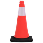 Reflective Traffic Cones With Heavy Bases 4 Pcs