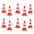 Chain Cone Set With 10 M Chain Red And White